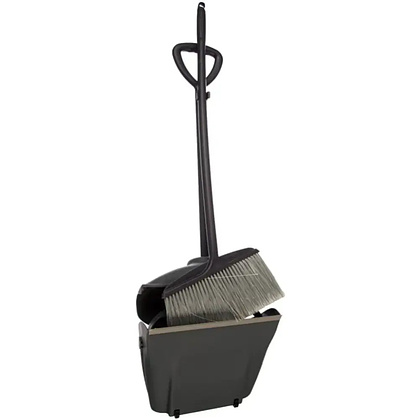 Набор для уборки пола "Grass", совок (ловушка) + щетка - 5