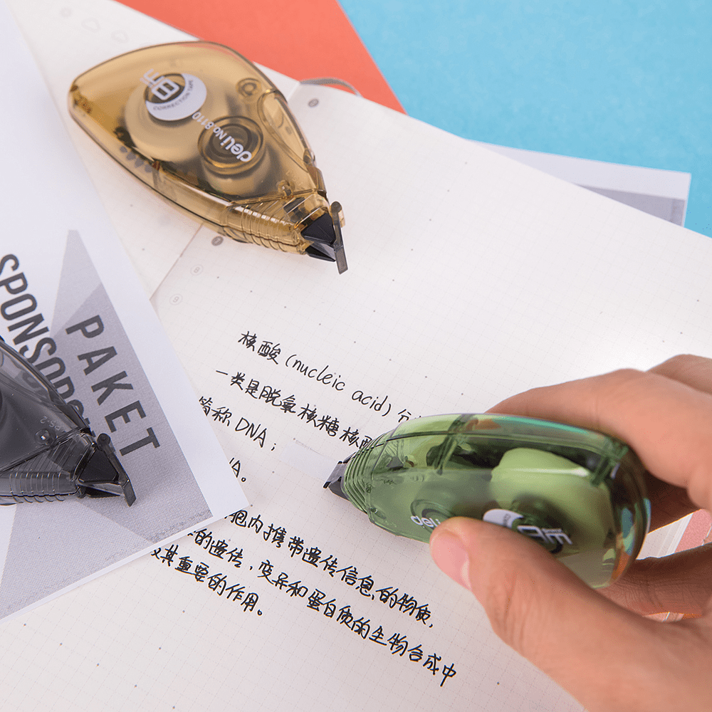 Корректор роллер "Cover up", 8х5 м/мм, ассорти, блистер - 4