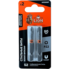 Бита стальная M-Lion MSBPZ350-2, PZ 3х50 мм, 2 шт/упак