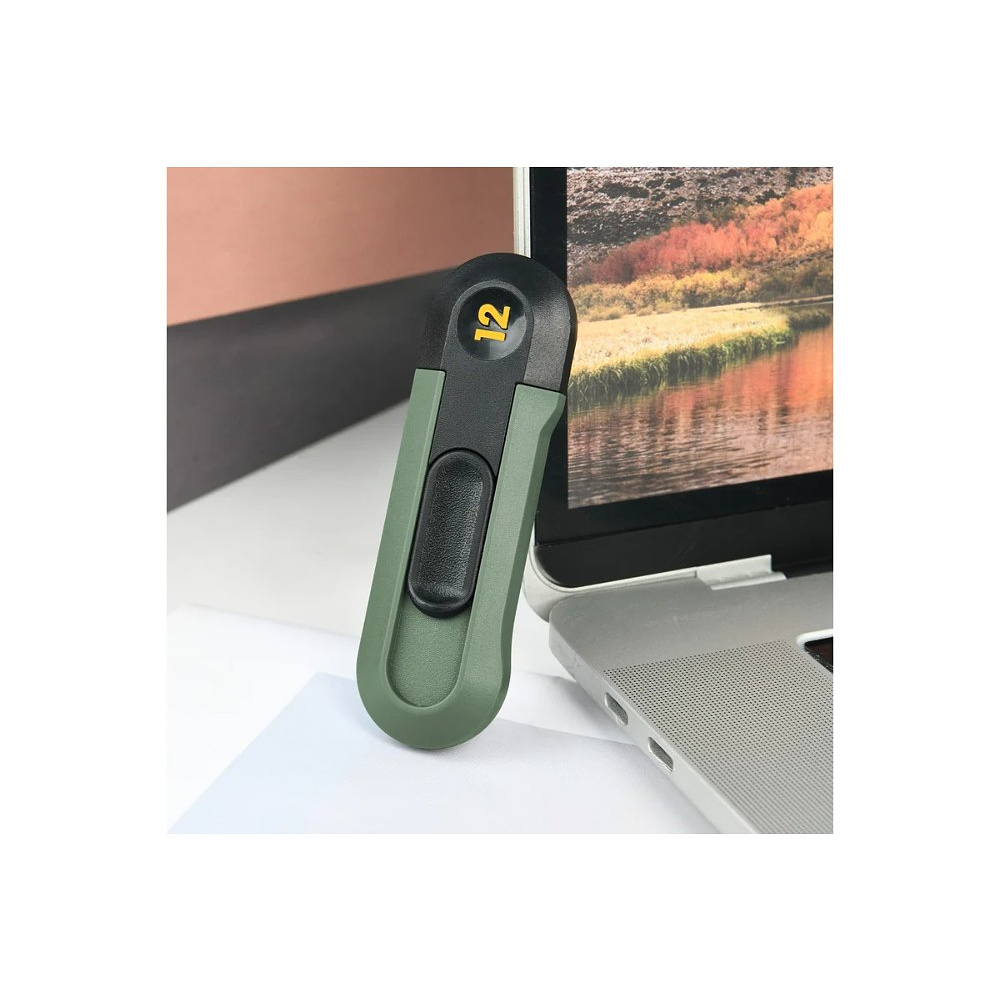 Нож строительный Deli HS HT4007L, 80x25 мм, Soft Touch, зеленый - 5