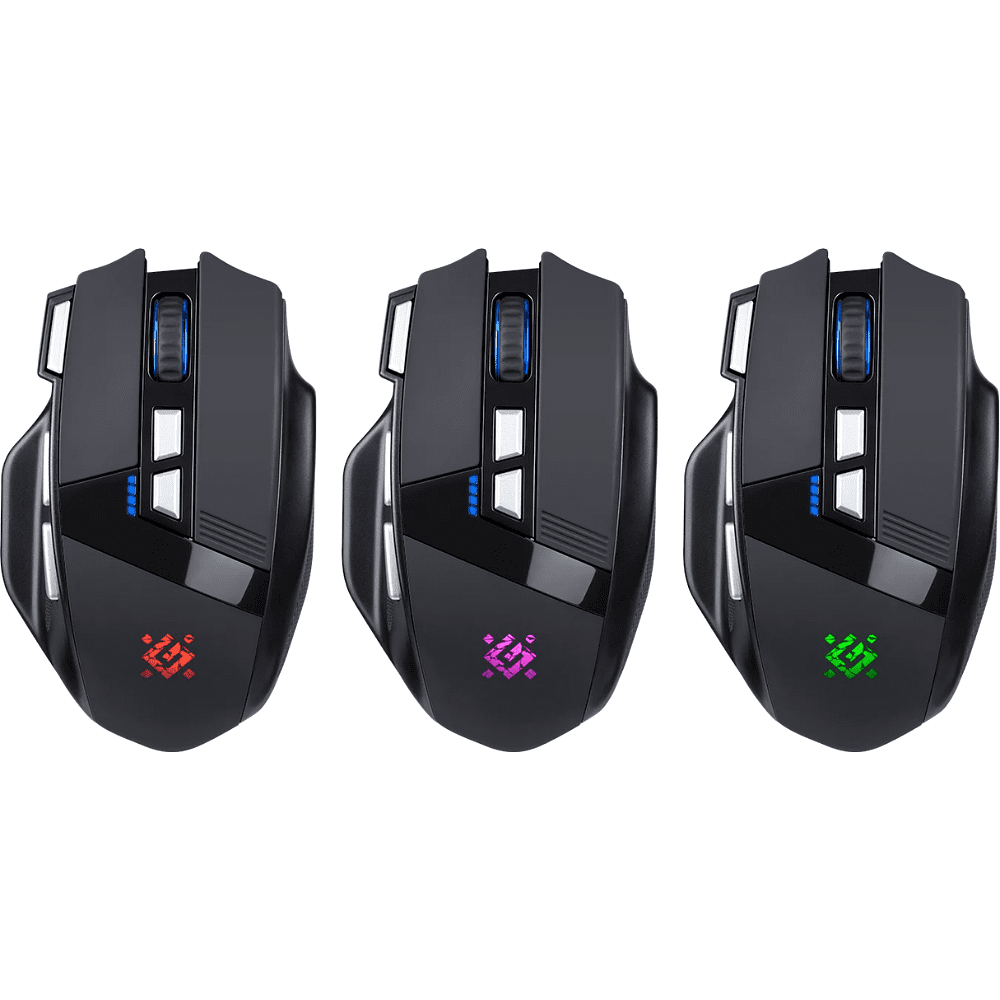 Мышь Defender Knight GM-885, беспроводная, черная - 2