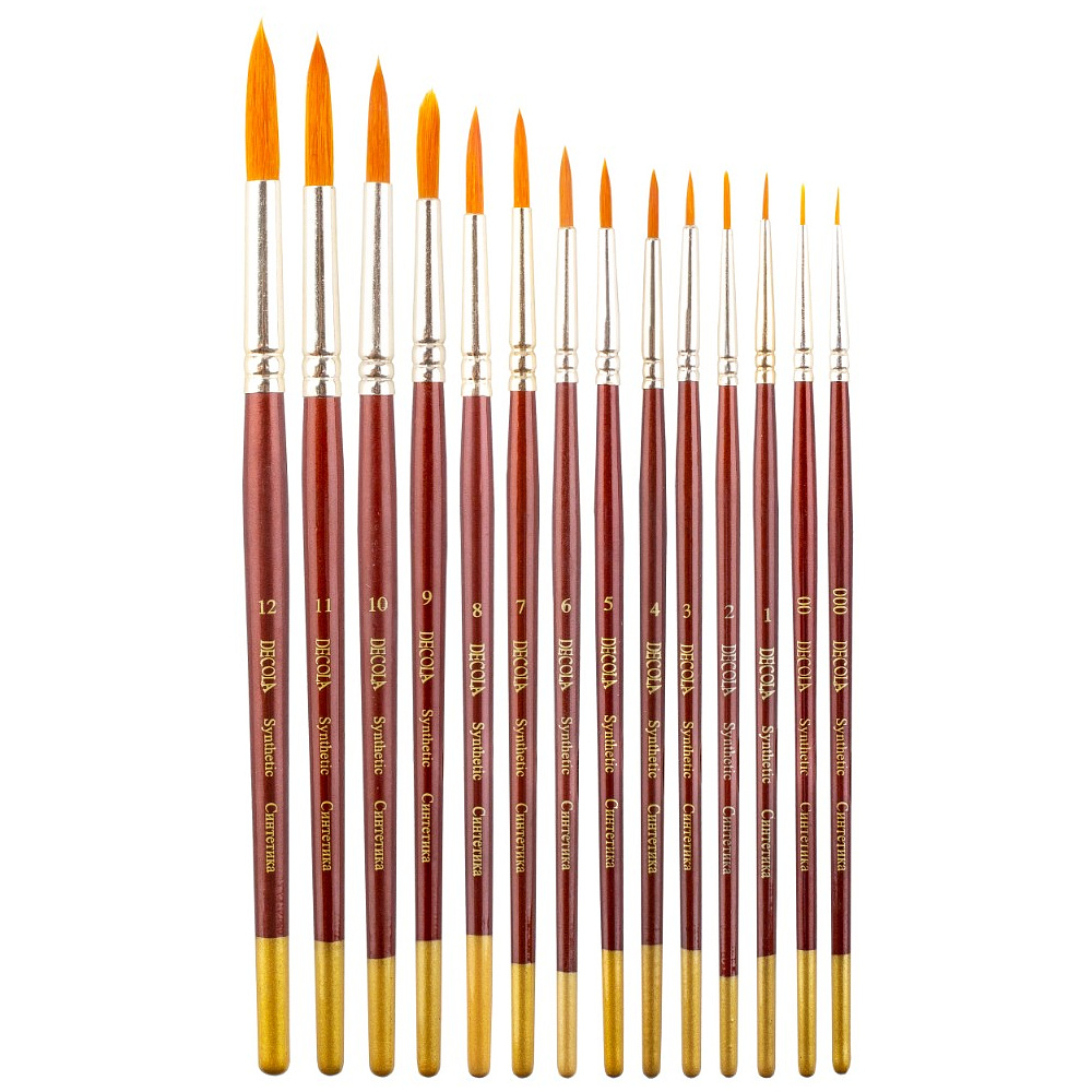 Кисть "Decola", синтетика, круглая, №5 - 3