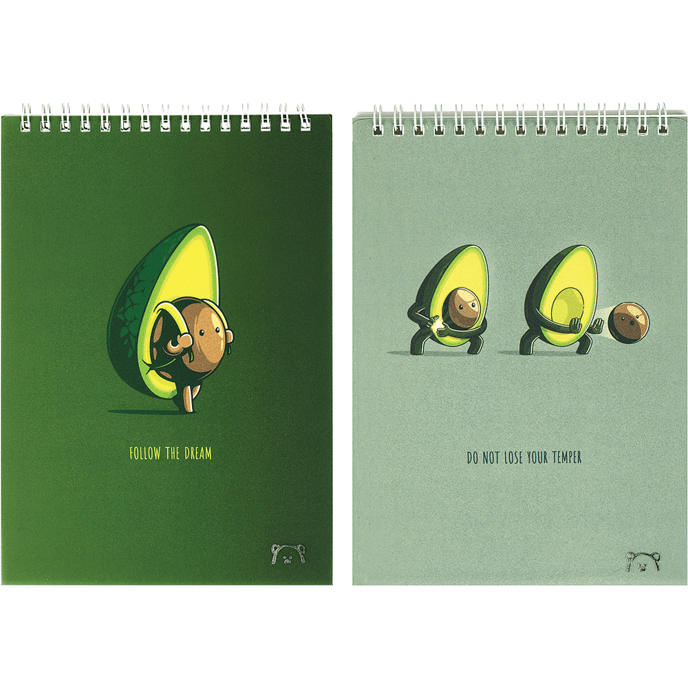 Блокнот "Avocadreams", A5, 60 листов, клетка, ассорти