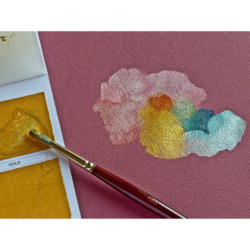 Бумага для смешанных техник "Fabriano. Cromia", 50х65 см, 220 г, охра - 3