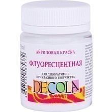 Краска акриловая неон "Декола"