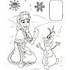 Раскраска с наклейками "Холодное сердце" - 2