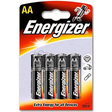 Батарейки алкалиновые Energizer "AA/LR6", 4 шт.