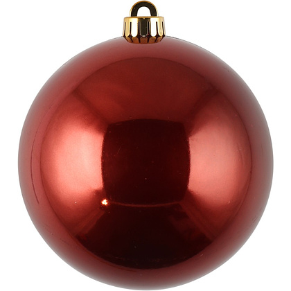 Шар елочный "41889", 15 см, пластик, ассорти, 3шт/уп. - 4