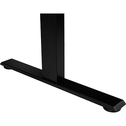 Стол с электроприводом одномоторный Fit Focus Space One (710-1200 мм), черный/Акация Лэйклэнд светлая (регулируемый по высоте каркас арт. 9220295 и столешница арт. 9072453) - 5