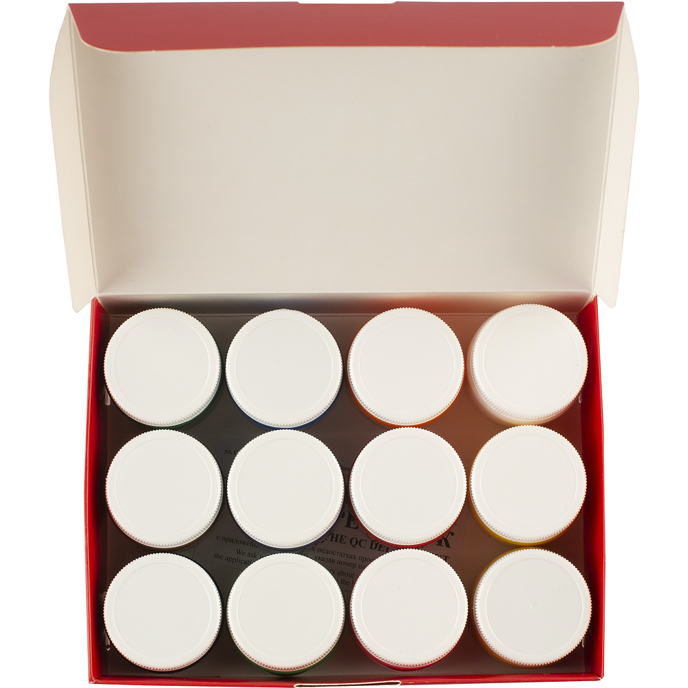 Гуашь "Цветик", 12 цветов, 15 мл. - 4