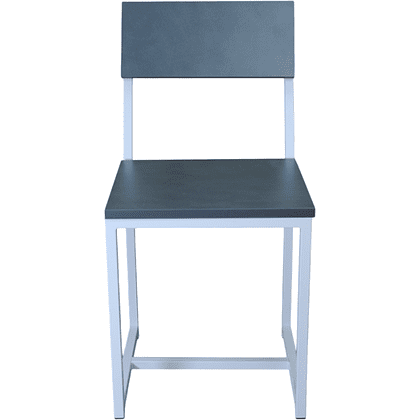 Стул ALLERD RION, металл, ЛДСП, белый муар, Металл Бруклин - 2