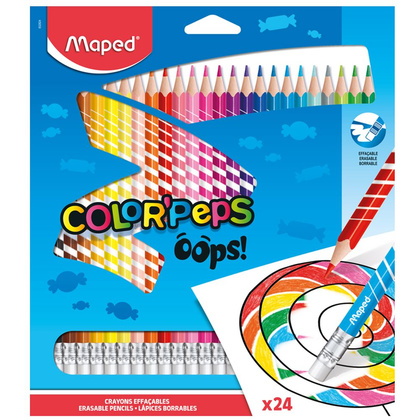 Цветные карандаши Maped "Color' Peps Oops", 24 цвета