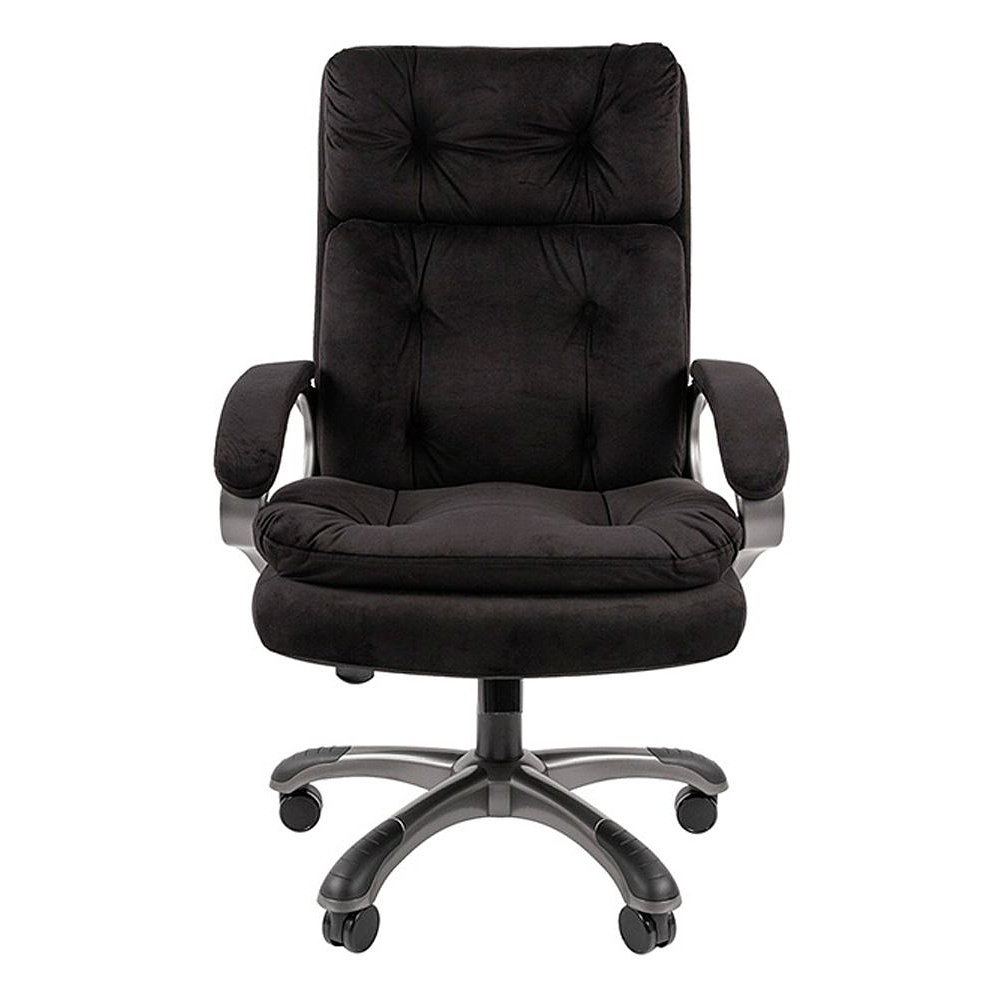 Кресло для руководителя "Chairman 442", ткань, пластик, черный - 2