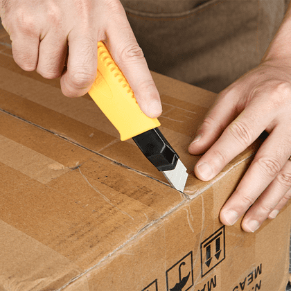 Нож универсальный "Deli DL003A", 18 мм, усиленный - 5