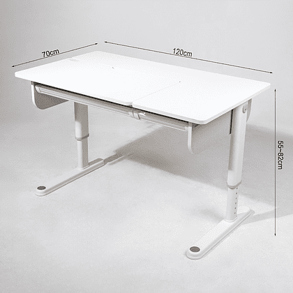 Комплект Ergosmart ученический Caravel: стол регулируемый Caravel, полка с подставкой для книг Wooden space - 14