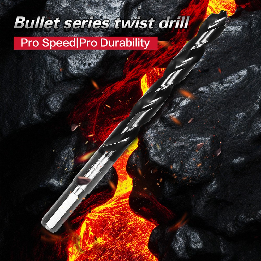 Сверло по металлу Deli RS EDH-MHZ110-E4, 11.0 мм, DIN 338, HSS-TiN - 5