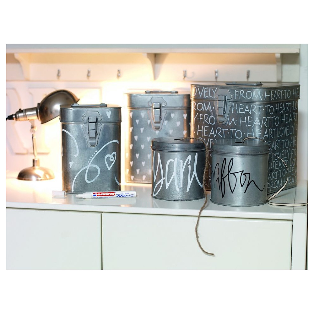 Маркер перманентный на нитрокраске Edding "750", красный - 13