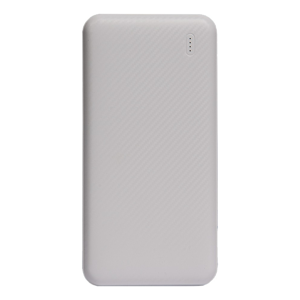 Внешний аккумулятор Power Bank "Rib 10", 10000 mAh, белый