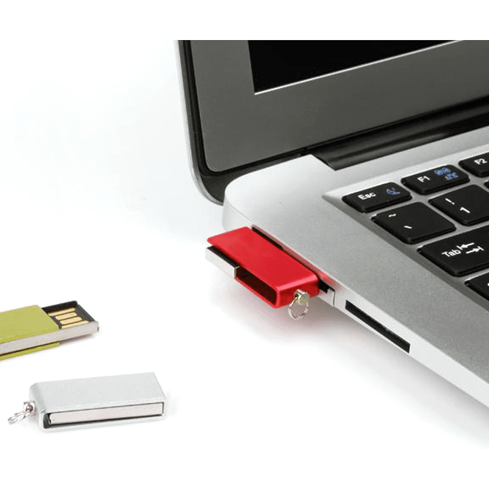 USB Flash 2.0 16 Gb VDM-055, пластик, метал, белый  - 3