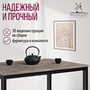 Стол Millwood Сеул, 1600х800 мм, бетон, черный - 5