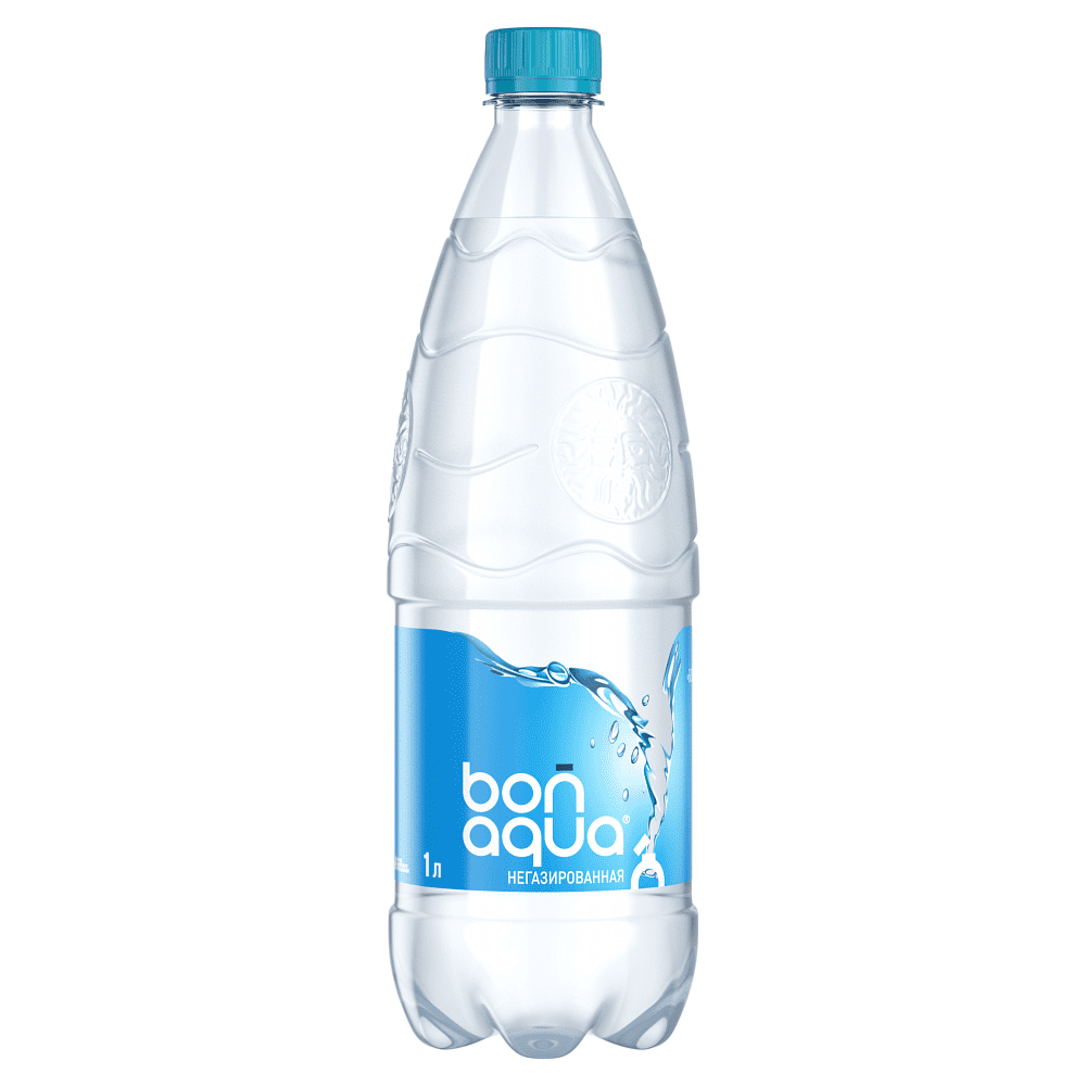 Вода питьевая "Bonaqua", негазированная, 1 л