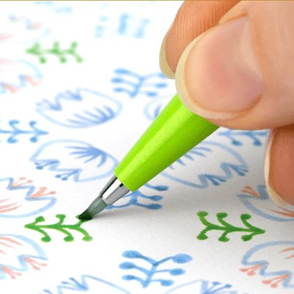 Маркер-кисть "Brush Sign pen. Berry", 4 шт - 4