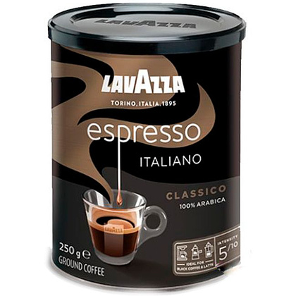 Кофе "Lavazza" Espresso, молотый, 250 г, жестяная банка