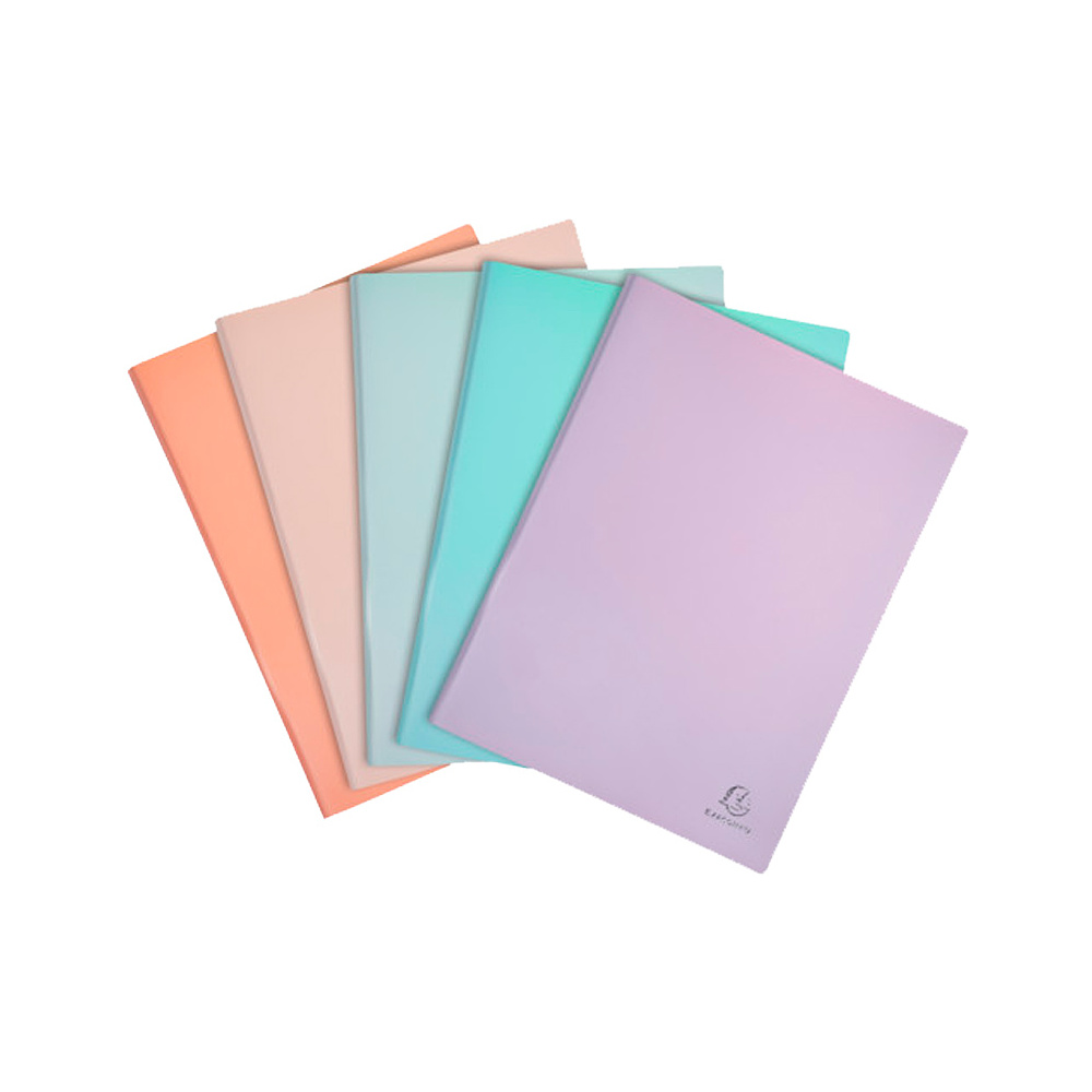 Папка с файлами "Aquarel", 50 карманов, ассорти