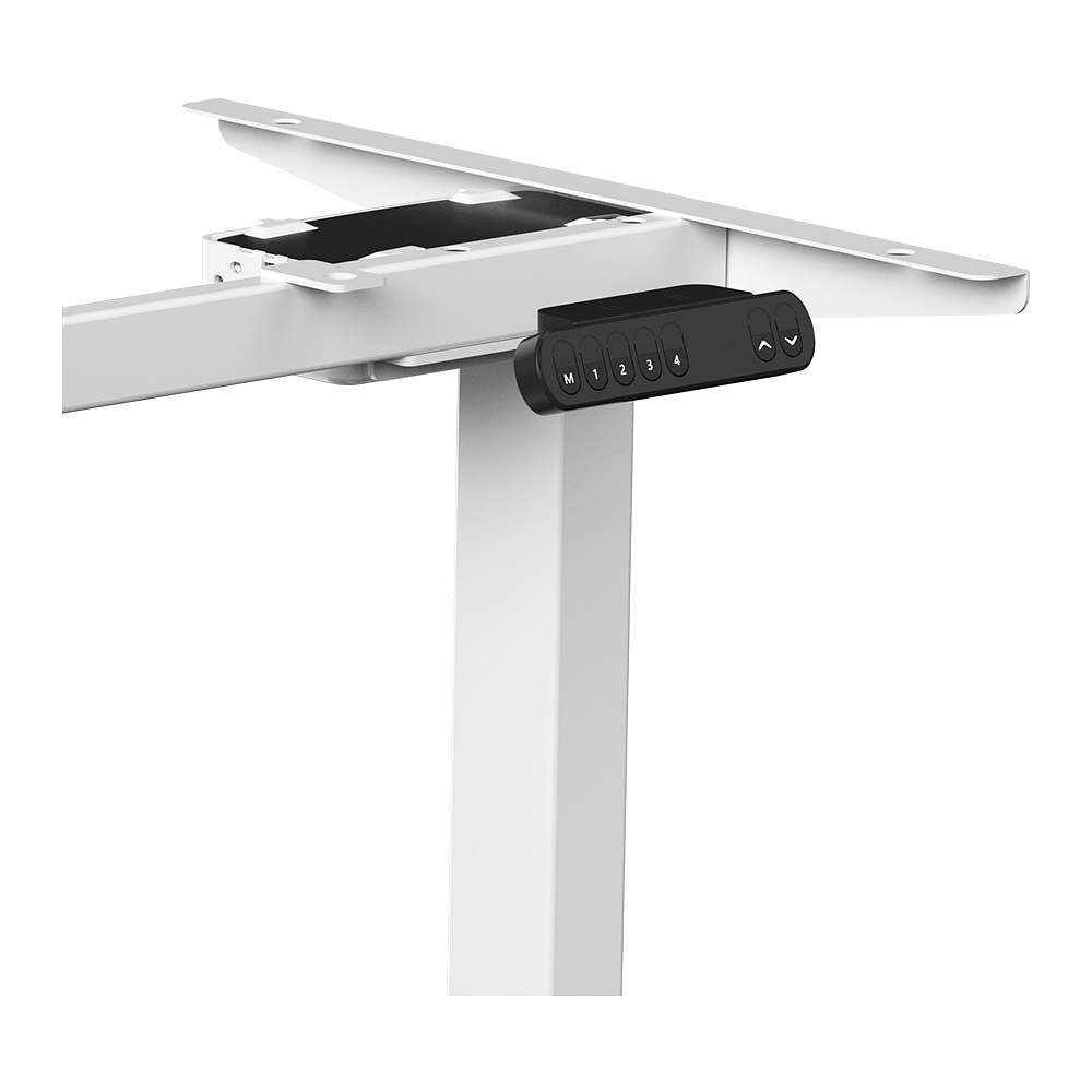 Стол с электроприводом WellDesk Prime 1300x675х18 белый/дуб санта-фе винтаж (9191462+9178196) - 7