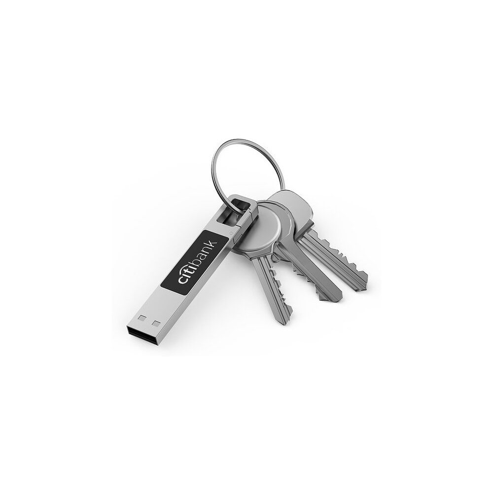 USB Flash накопитель 2.0 16 Gb ZC-010, металл, синий