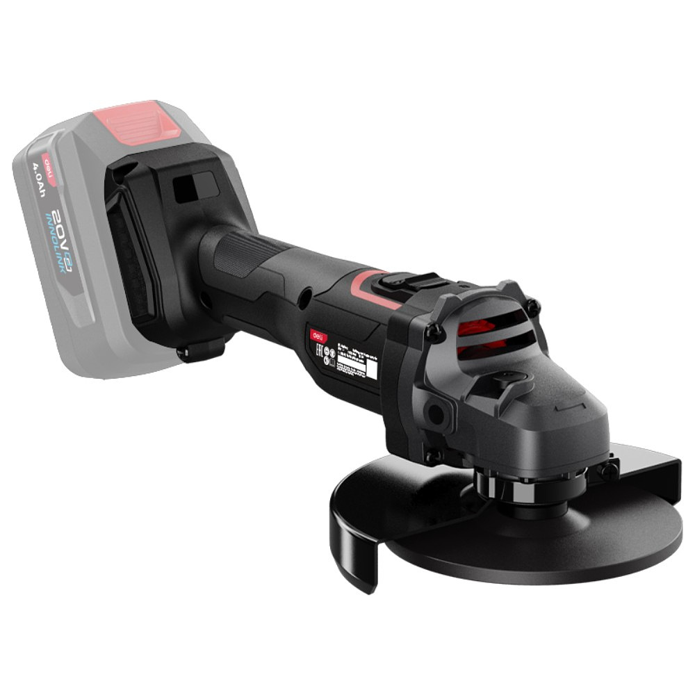 Шлифмашина угловая Deli RS EDE-JM20-2, без аккумуляторов и ЗУ - 3