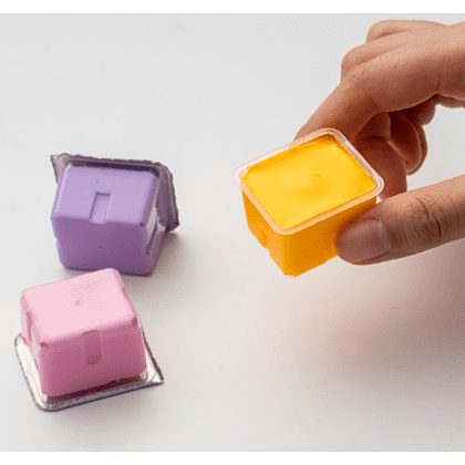 Краски гуашевые "Himi Jelly Cup. New vision", 18 цветов, кювета, розовый футляр - 5