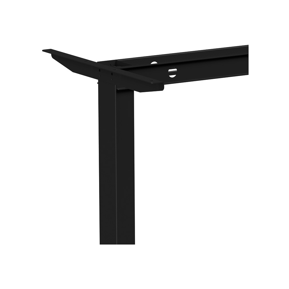 Стол с электроприводом WellDesk Basic 1300x675х18 черный/сосна аланд полярная (9191456+9072455) - 4
