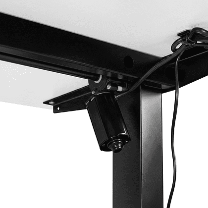 Стол с электроприводом двухмоторный Fit Focus Space Dual (720-1200 мм), черный/Белый альпийский (регулируемый по высоте каркас арт. 9220296 и столешница арт. 9197776)  - 8