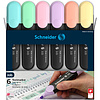 Набор маркеров текстовых "Schneider Job", 6 шт, пастельное ассорти - 2
