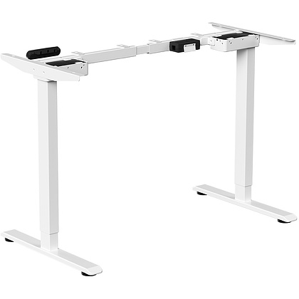 Стол с электроприводом WellDesk Prime 1300x675х18 белый/дуб санта-фе винтаж (9191462+9178196) - 5