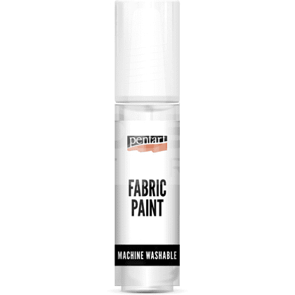 Краски для текстиля "Pentart Fabric paint", белый, банка