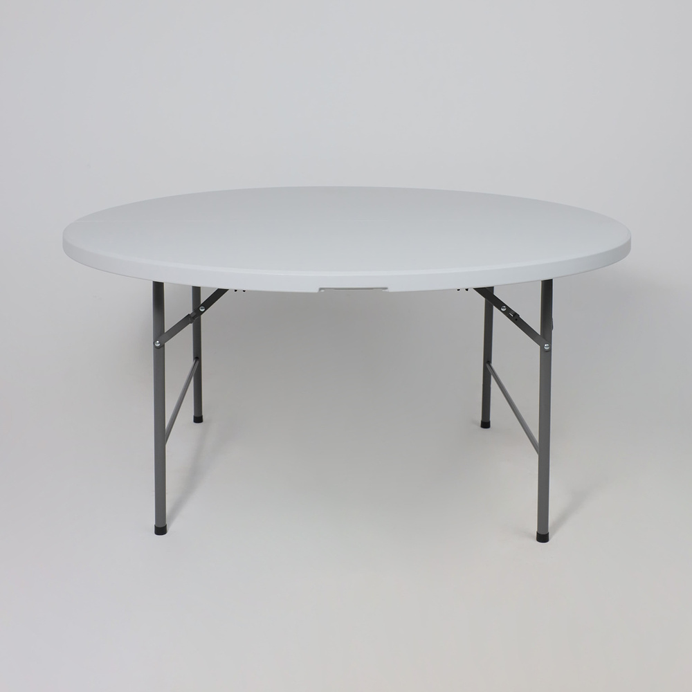 Стол складной Table AKS тип 10, 1520х1520х740 мм, пластик, белый - 7