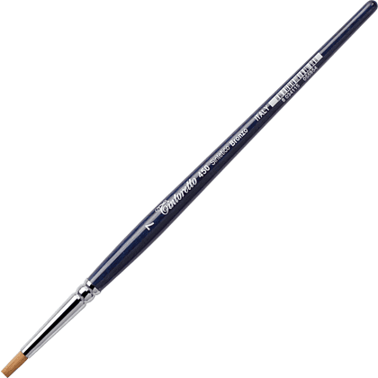 Кисть для рисования "Tintoretto Bronze", синтетика, круглая, №7