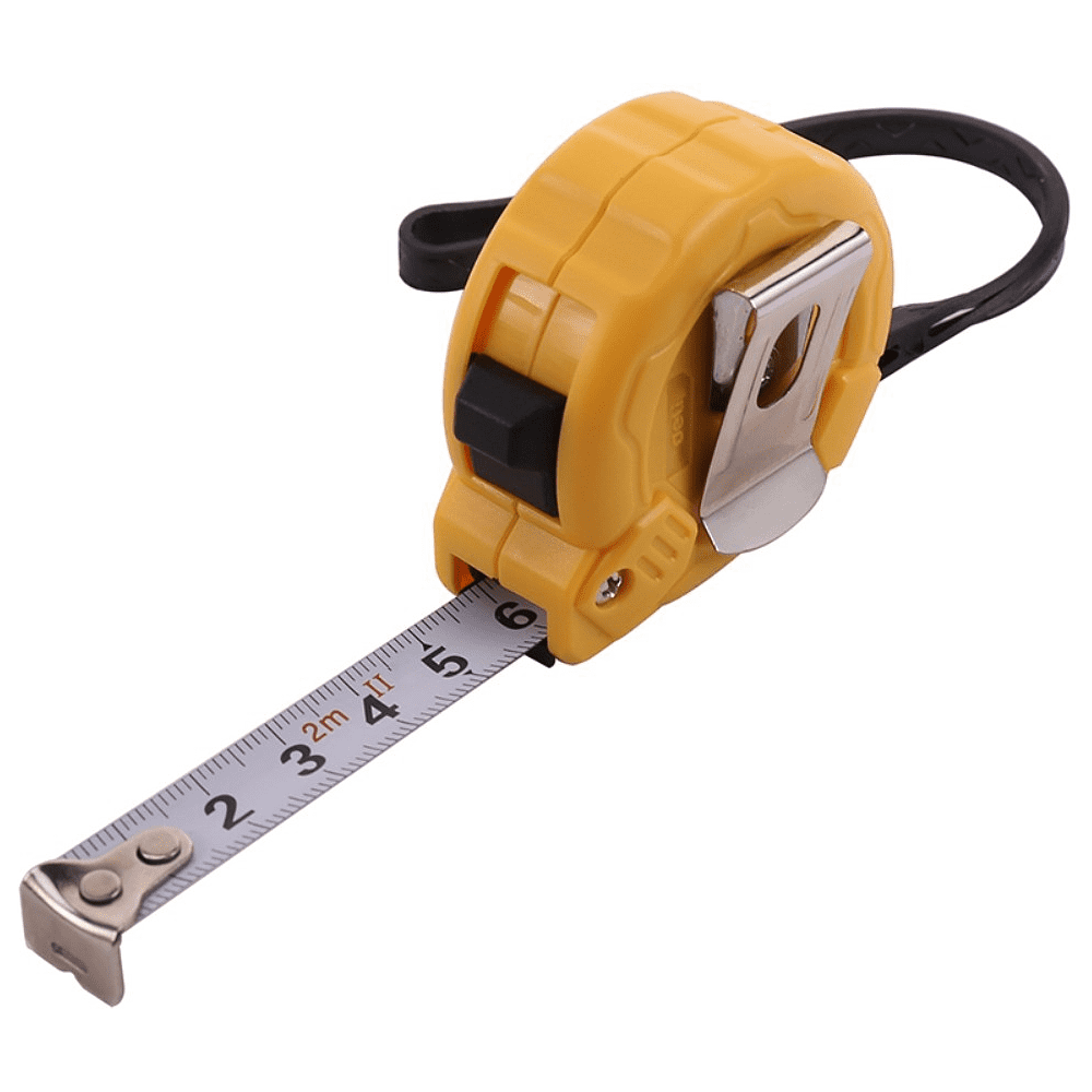 Рулетка Deli YS EDL9002B, 2 м х 13 мм, желтый, черный - 5