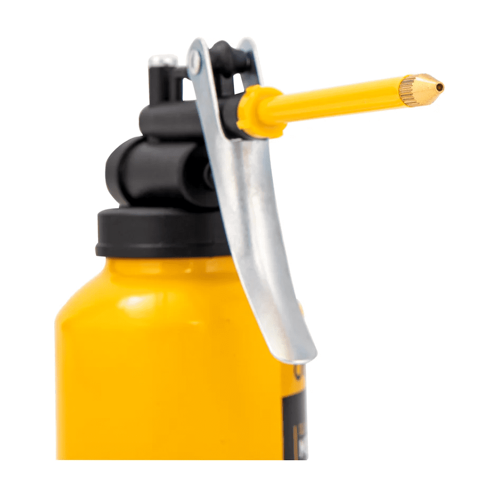 Масленка для смазки стальная Deli YS EDL2401, 180 мл, медный носик, желтая - 7