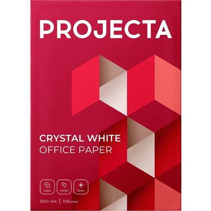 Бумага "Projecta A", A4, 500 листов, 80 г/м2, -30% - 2