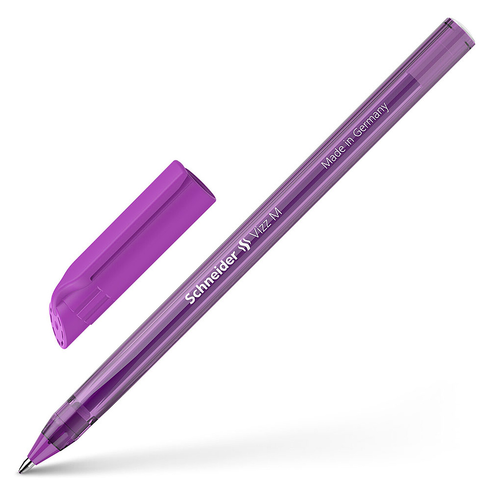 Ручка шариковая  "Schneider Vizz M", фиолетовый, стерж. фиолетовый