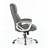 Кресло для руководителя BRABIX PREMIUM "Level EX-527", экокожа, серый, пластик  - 3