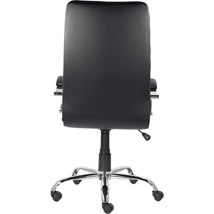 Кресло для руководителя "UTFC Гелакси В", хром, натуральная кожа  - 4