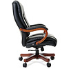 Кресло для руководителя "Chairman 403", кожа, металл, дерево, черный - 3