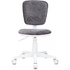 Кресло детское Бюрократ CH-W204NX, ткань, серый Italia 26, пластик, корпус белый - 2