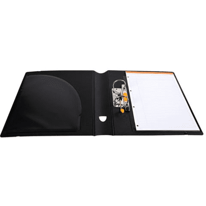 Папка регистратор "Exactive", А4+, 60 мм, ПВХ, черный - 3