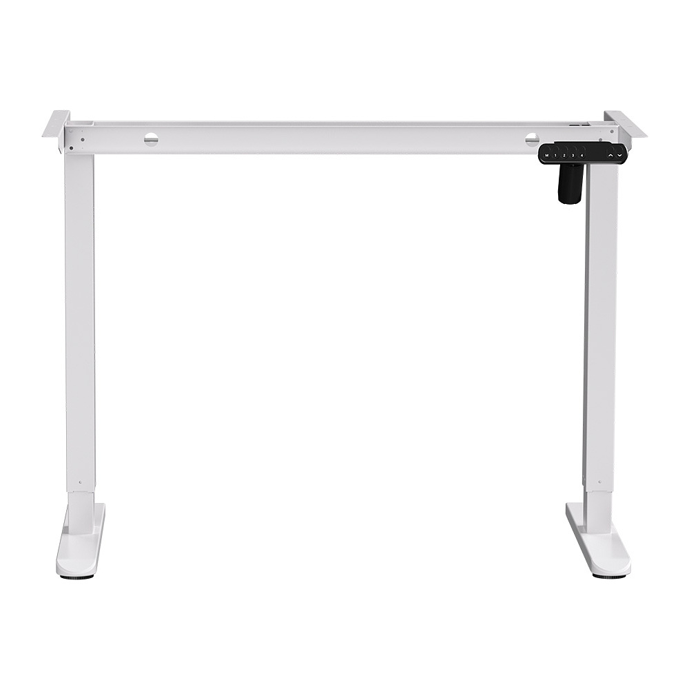 Стол с электроприводом WellDesk Basic 1200x675х18 белый/дуб стирлинг (9191460+9197777) - 3