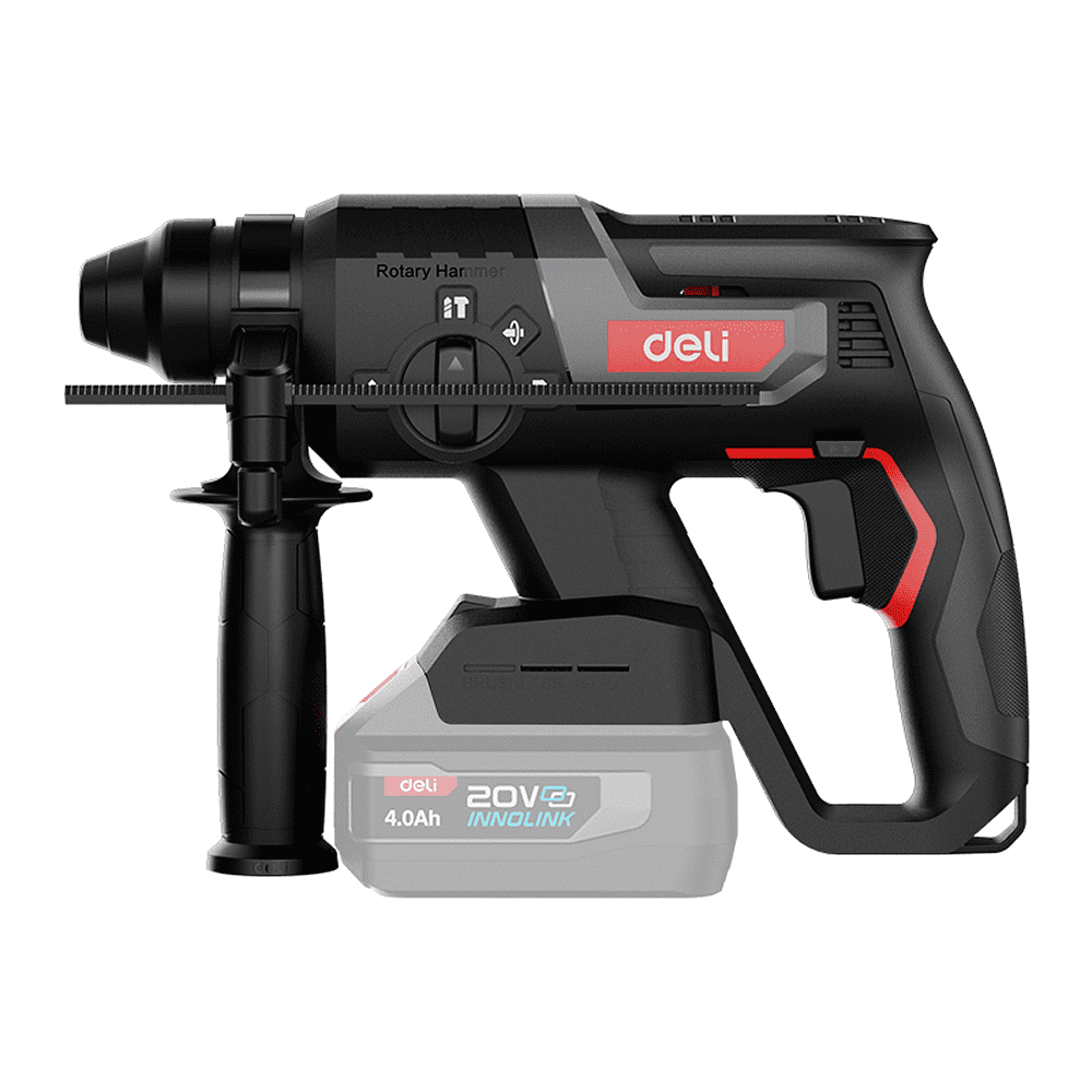 Аккумуляторный перфоратор Deli RS EDE-DC20-2, 20 В, 2 Дж, без АКБ и ЗУ - 2